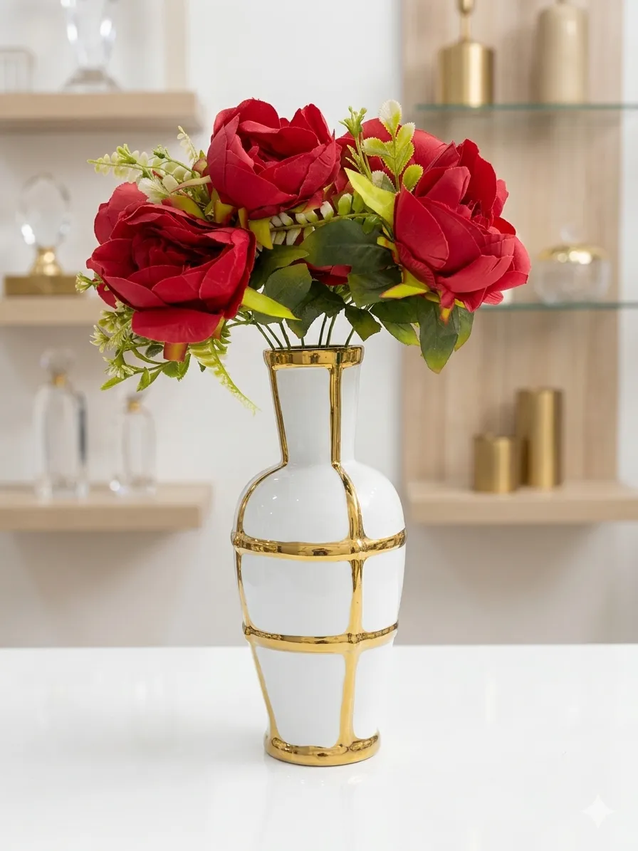 Vase Moderne – Porcelaine Blanche