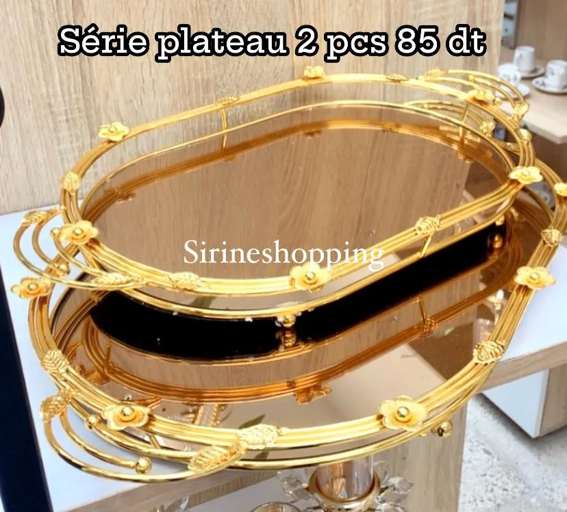 Plateau Ovale Décoratif Forme Fleur – Art de Table Élégant