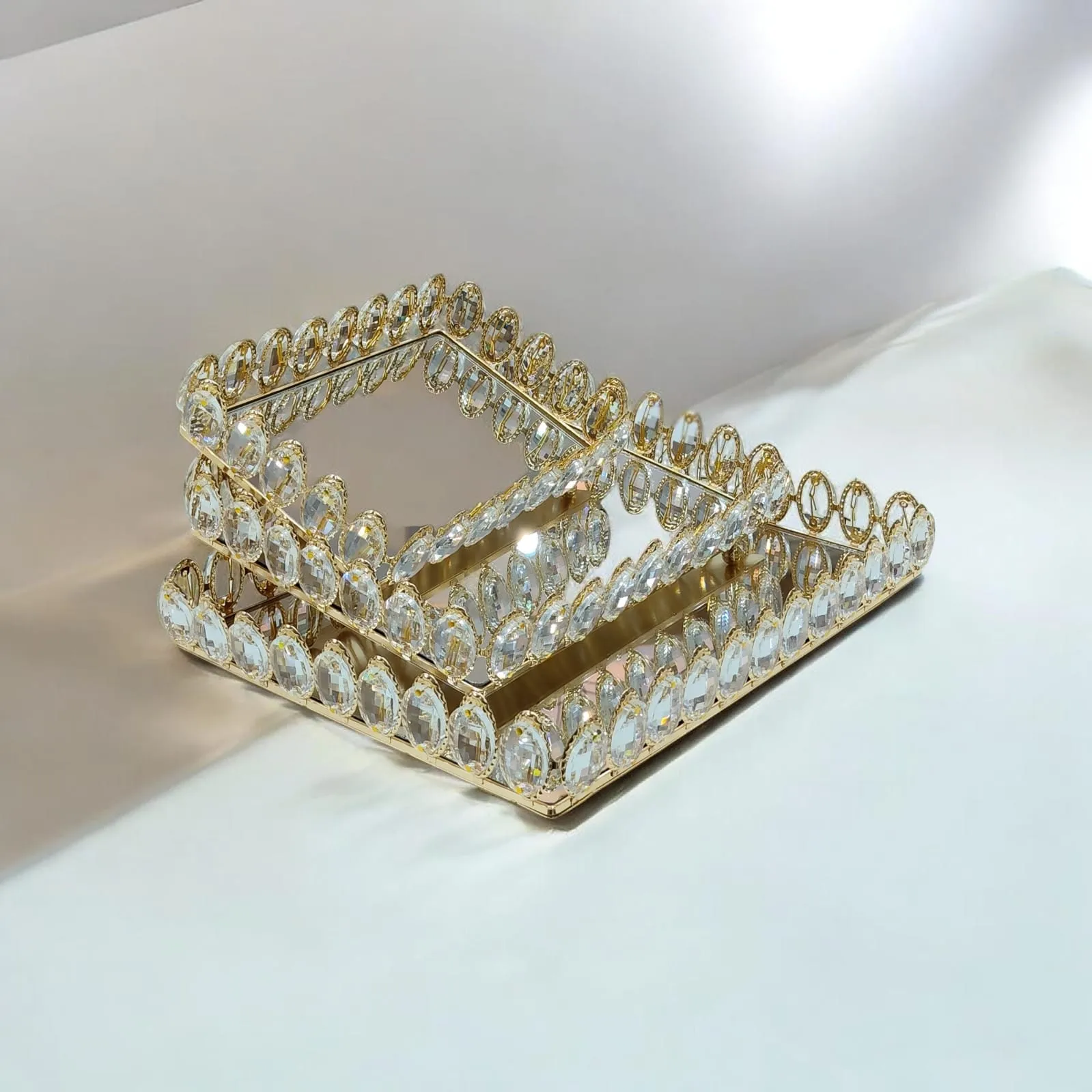 Série plateau 3 PCS CRYSTAL