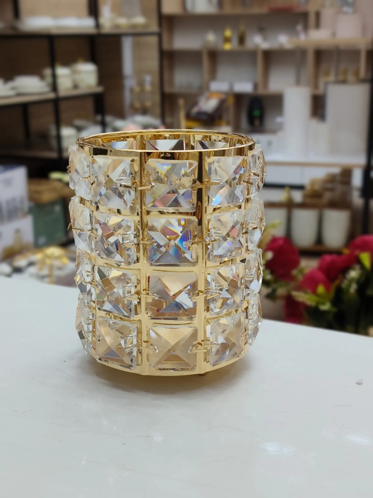 Porte-Pinceau Maquillage Métal Design – Organiseur Beauté Élégant - image 3