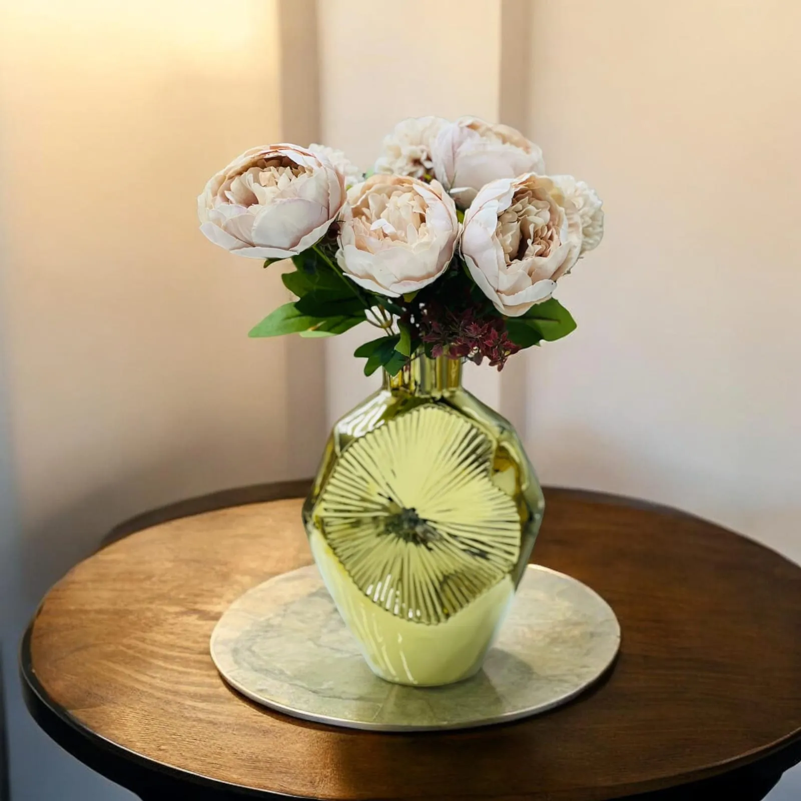 Vase Gold – Céramique Dorée Bulbe - image 2