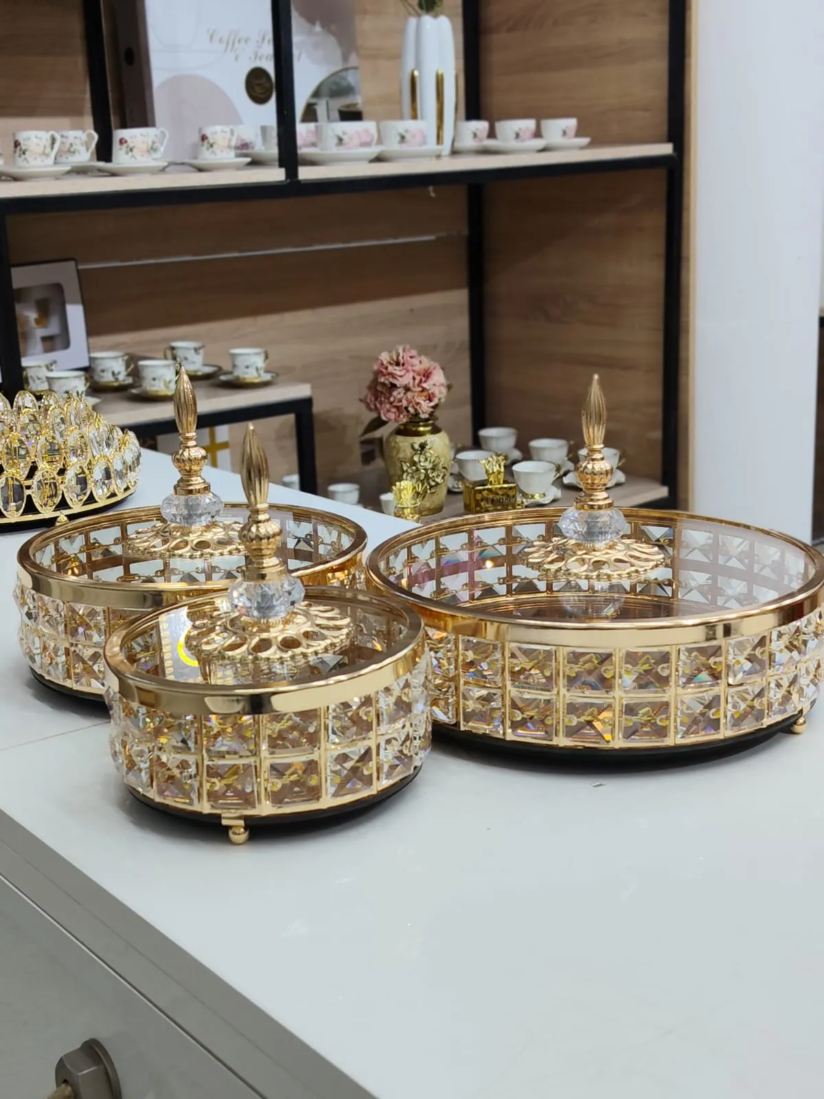 Série Bonbonières en Cristal Luxe – Collection Prestige Art de Table - image 3